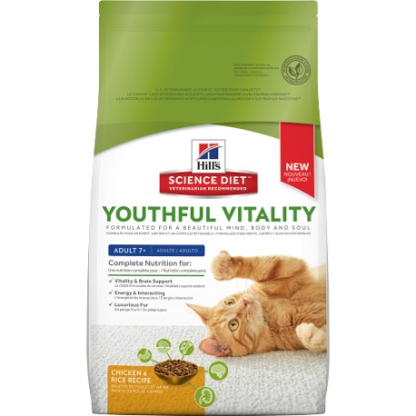HILLS FELINE YOUTHFUL VITALITY ADULT 7+ 1.36 KG