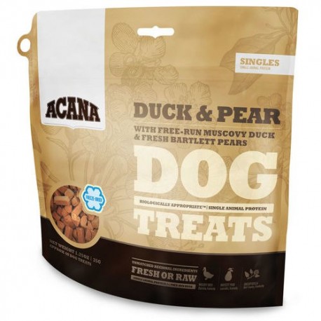 ACANA DUCK & PEAR TREATS DOG 35 GRS