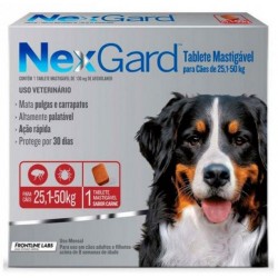 NEXGARD 25,1 A 50 KG - 3 COMPRIMIDOS