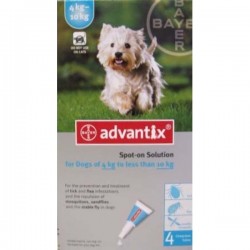 Advantix Antiparasitario Ext. 4 a 10 Kg