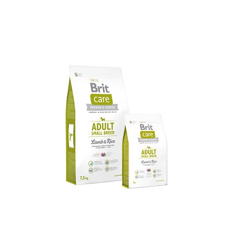 Brit Care Adult Small Breed – Lamb & Rice 7.5KL.