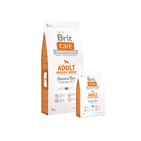 Brit Care Adult Medium Breed –Lamb & Rice 3KL.