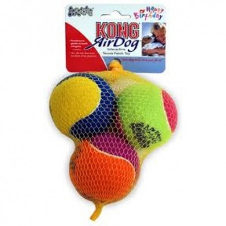 KONG BIRTHDAY BALLS CON SONIDO (3 UNIDADES)