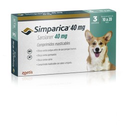 SIMPARICA 40 MG - 10-20 KG - 3 COMPRIMIDOS