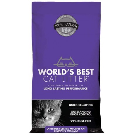 ARENA WORLD BEST CAT LITTER AGLOMERANTE AROMA LAVANDA 6,35KG