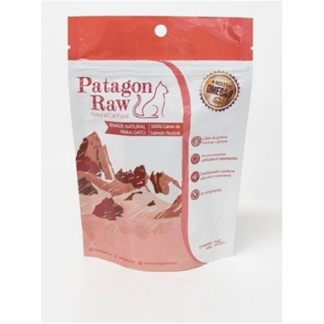 PATAGON RAW SNACKS NATURALES SALMÓN PARA GATO