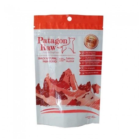 PATAGON RAW SNACKS NATURALES SALMÓN PARA PERRO 40GR