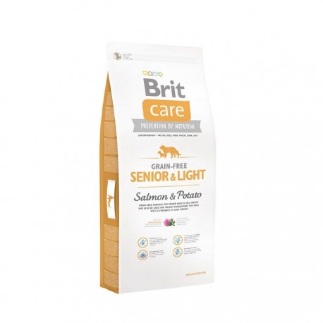 Brit Care Senior  Y Light Salmón y Papas 3Kl.