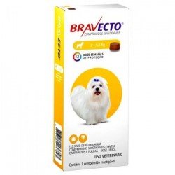 BRAVECTO 2 - 4,5 KG - ANTIPARASITARIO EXTERNO MASTICABLE