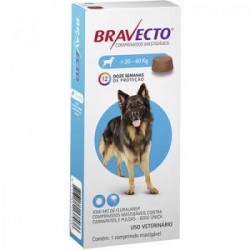 BRAVECTO 20 A 40 KG - ANTIPARASITARIO EXTERNO MASTICABLE