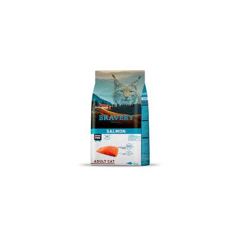 BRAVERY adulto cat salmón 2Kg.