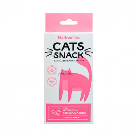 MarbenPets Cats snack atún con hierba gatera 80 gr.
