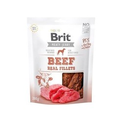 Brit Care Snack Meaty Jerky Beef Real Fillets 200 Gramos