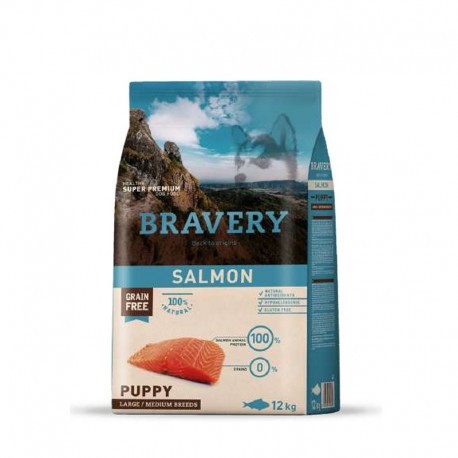 Bravery Salmon Puppy 12 Kg