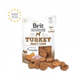 BRIT Snack Meaty Jery Turkey Meaty coins para perros adultos