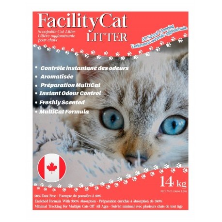 ARENA SANITARIA FACILITYCAT LITTER 14 KILOS