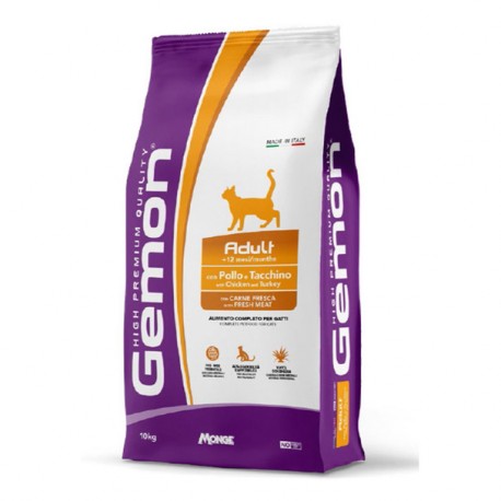 Alimento Gato Gemon Adulto Chicken/Turkey 10 kilos