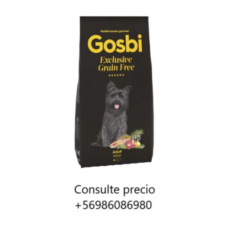 GOSBI EXCLUSIVE GRAIN FREE ADULT MINI 7 kilos