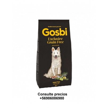 GOSBI GRAIN FREE ADULT FISH (SALMON) 3 kilos
