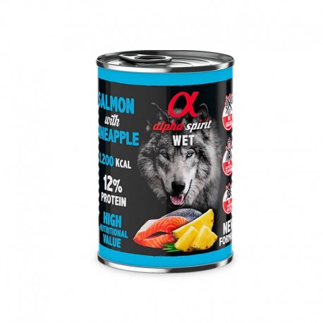 Alpha lata salmon pina 400 gramos