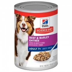 HILLS PERRO ADULTO 7+ BEEF Y BARLEY 368 gramos