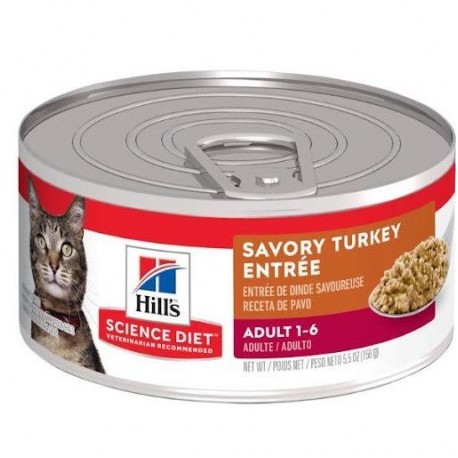 HILLS FELINE ADULT TURKEY 156 gramos
