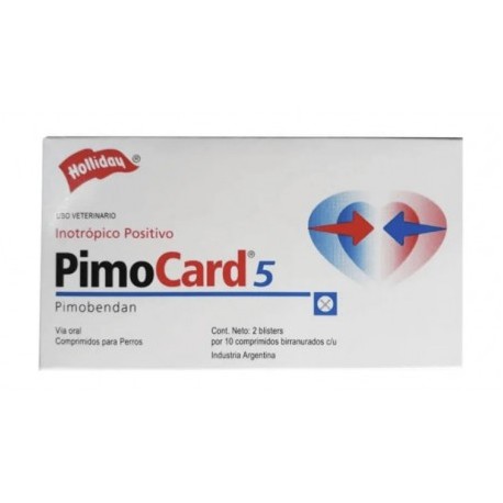PIMOCARD PIMOBEDAN 5 mg X 20 Comprimidos