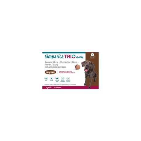 SIMPARICA TRIO 5.1-10KG X 3 COMPRIMIDOS