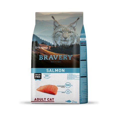 Bravery Salmon Adult Cat 2 kilos