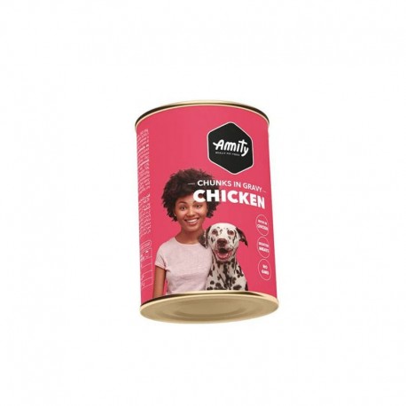 Latas Amity Chunks Beef  Adult Dod Wet Food 415 Gr